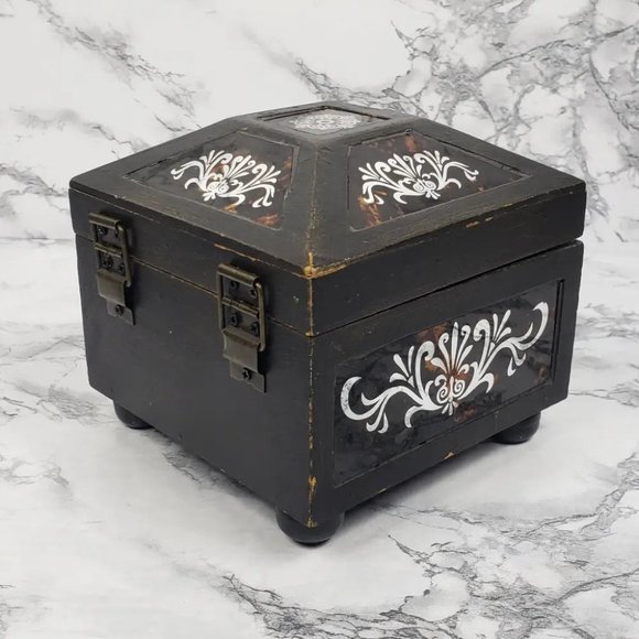 Home Interiors Clock Box Vintage - Picture 5 of 10